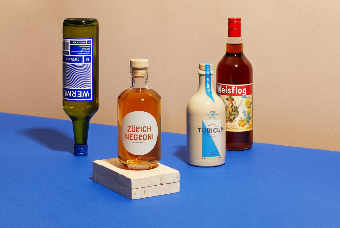 3 Zürcher Spirituosen vereint in einer Flasche. Der Zürich Negroni ist geboren!